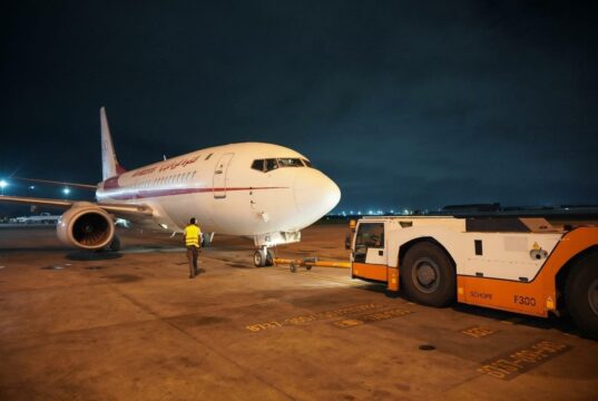 Air Algérie Appoints SAHCO Ground Handler at Two Nigerian Airports SAHCO ground handling operations supporting airline services at a Nigerian international airport.