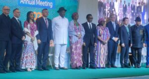 FG, AfDB Mobilise Climate Finance, Back $500m Nigeria Investment Platform Festus Keyamo speaking at the 2026 Annual Meeting of the Alliance for Hydromet Development in Lagos.