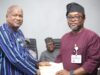 ATSSSAN Demands Urgent Implementation of NAMA’s New Conditions of Service Newly elected ATSSSAN NAMA branch chairman, Comrade Ekip Ekip Eso, and other union officials at the inauguration of the new executive in Lagos.