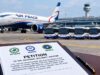 Aviation Unions Petition NSA, Seek Air Peace Prosecution Over Lagos Airport Taxiway Incident Air Peace aircraft at Murtala Muhammed International Airport, Lagos, amid aviation unions' petition over the alleged August 11, 2026, taxiway blockade.